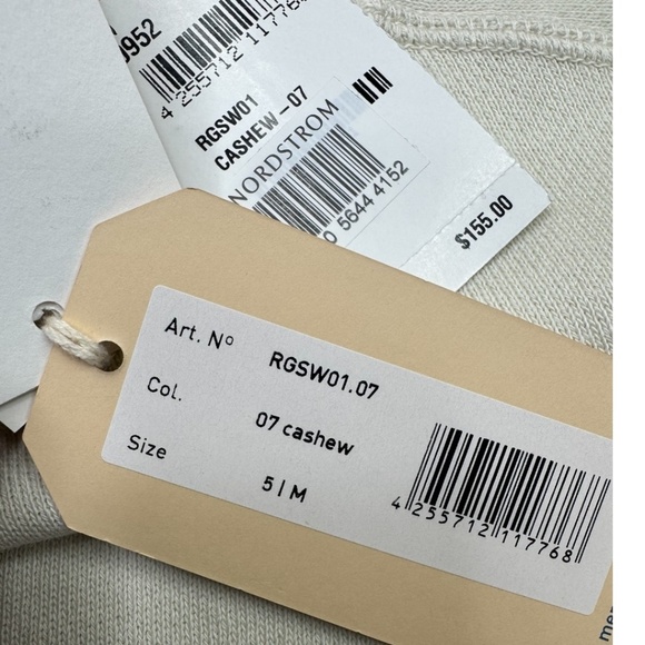 Merz B. Schwanen Good Basics Relaxed Fit Sweatshirt Cashew - Picture 8 of 12